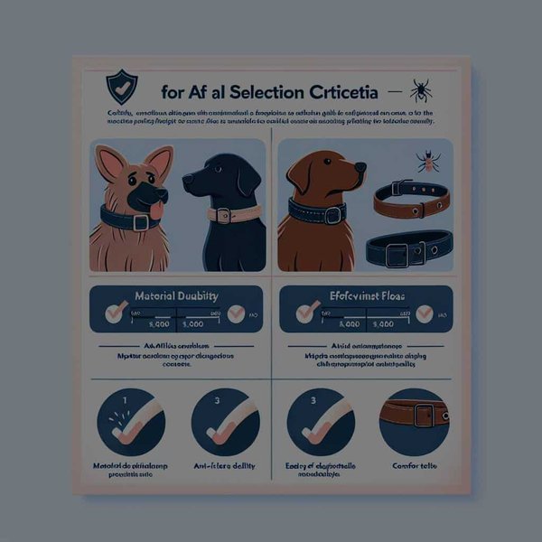 Quels sont les critères de sélection d'un collier anti-puces pour chiens ?