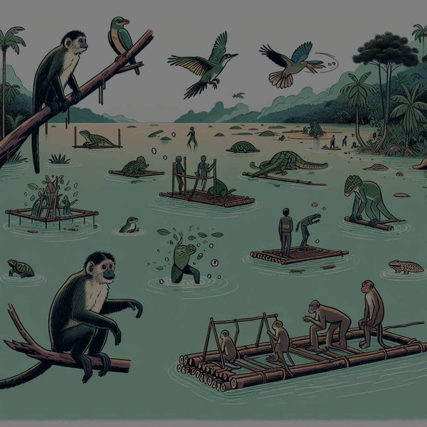 Les animaux de la forêt amazonienne ont-ils des stratégies pour faire face aux inondations annuelles ?